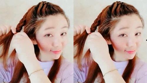 半扎发视频,轻松打造时尚发型，展现优雅魅力